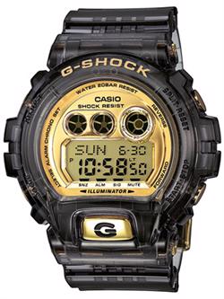 Image of Casio G-Shock GD-X6900FB-8ER gennemsigtig sort med guld digital ur